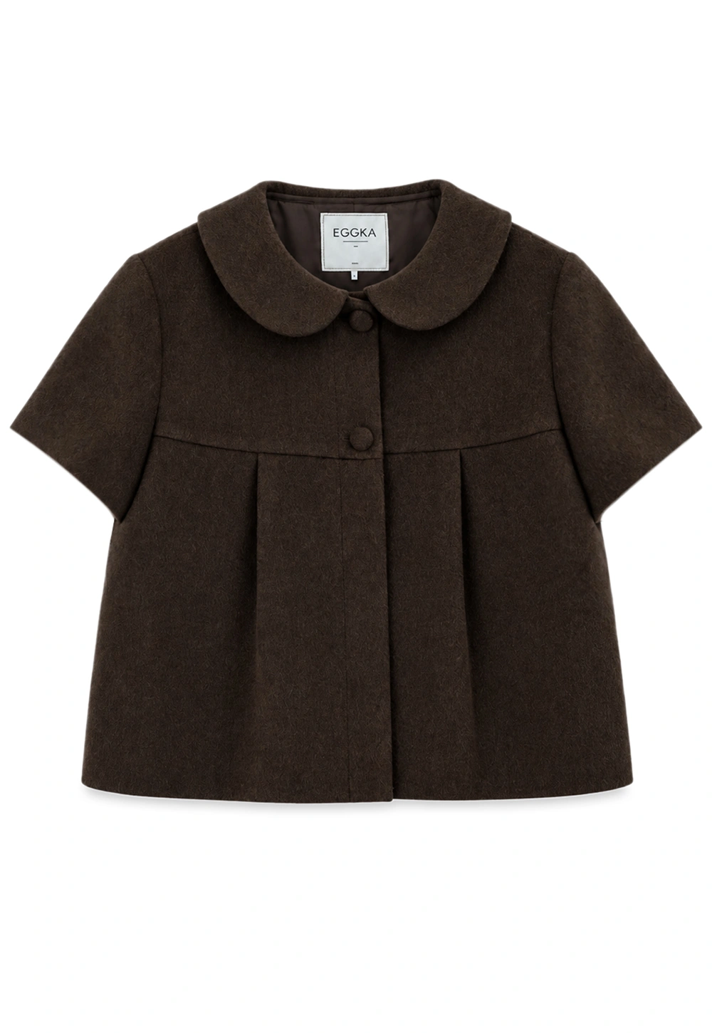 Peter Pan Collar Cropped Short Jacket