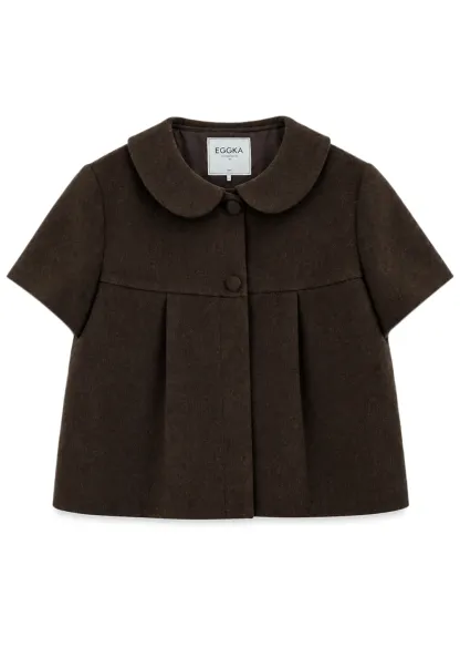 Peter Pan Collar Cropped Short Jacket