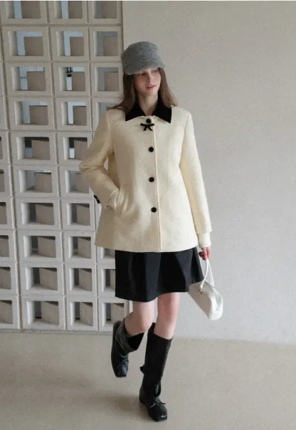 Pleated A Line Mini Skirt with Layered Design