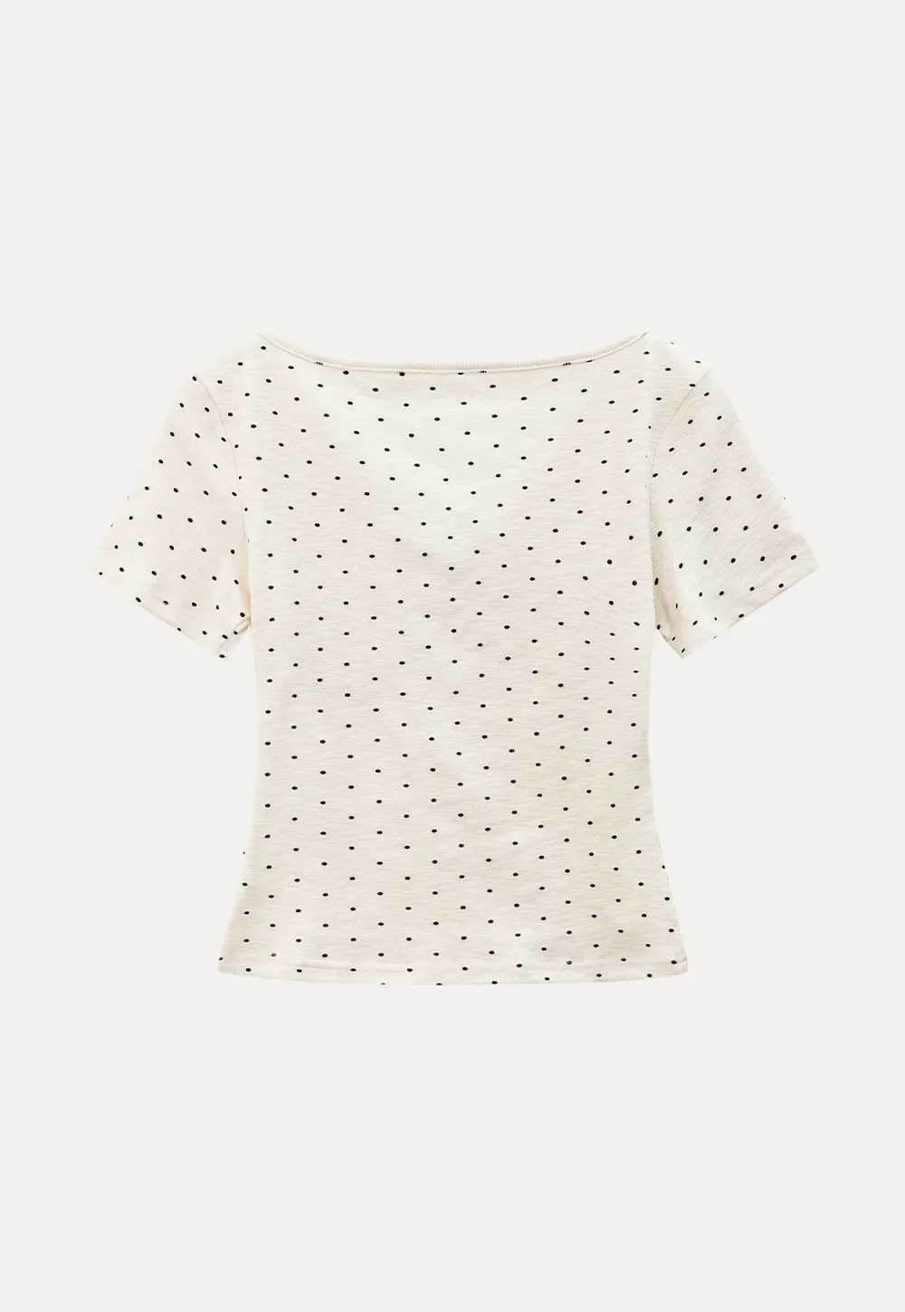 Polka Dot Short Sleeve T Shirt