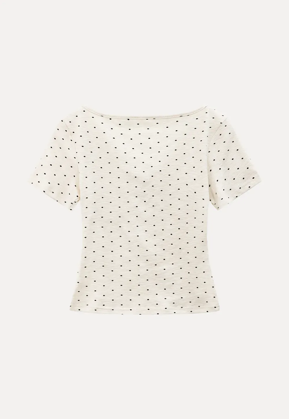 Polka Dot Short Sleeve T Shirt
