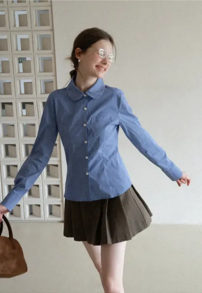 Classic Collar Long Sleeve Shirt