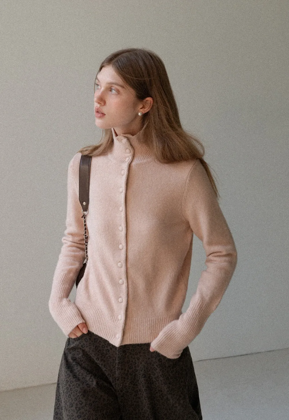 Vintage Style Button Knit Cardigan