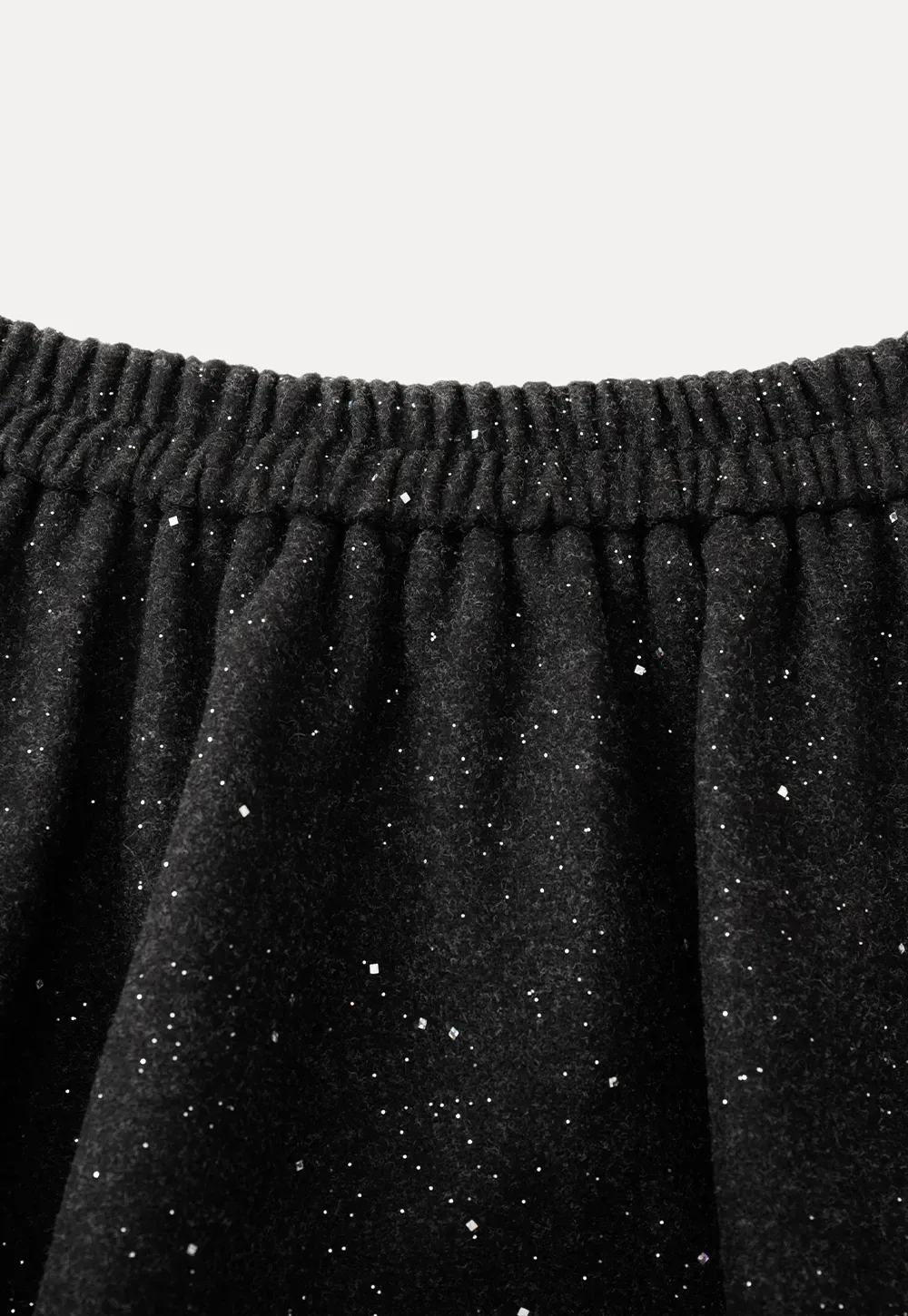 Sparkle Flare Skirt with Elastic Waist