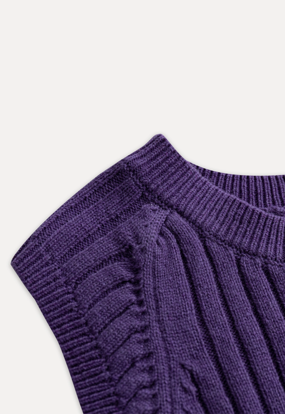 Womens Solid Color Ribbed Sweater Vest