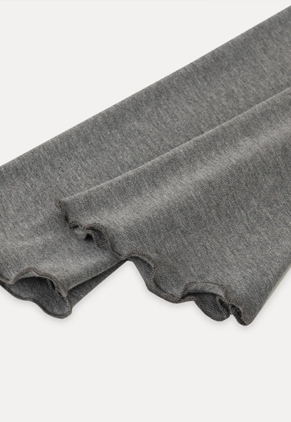 Polka dot long sleeve top with square neckline