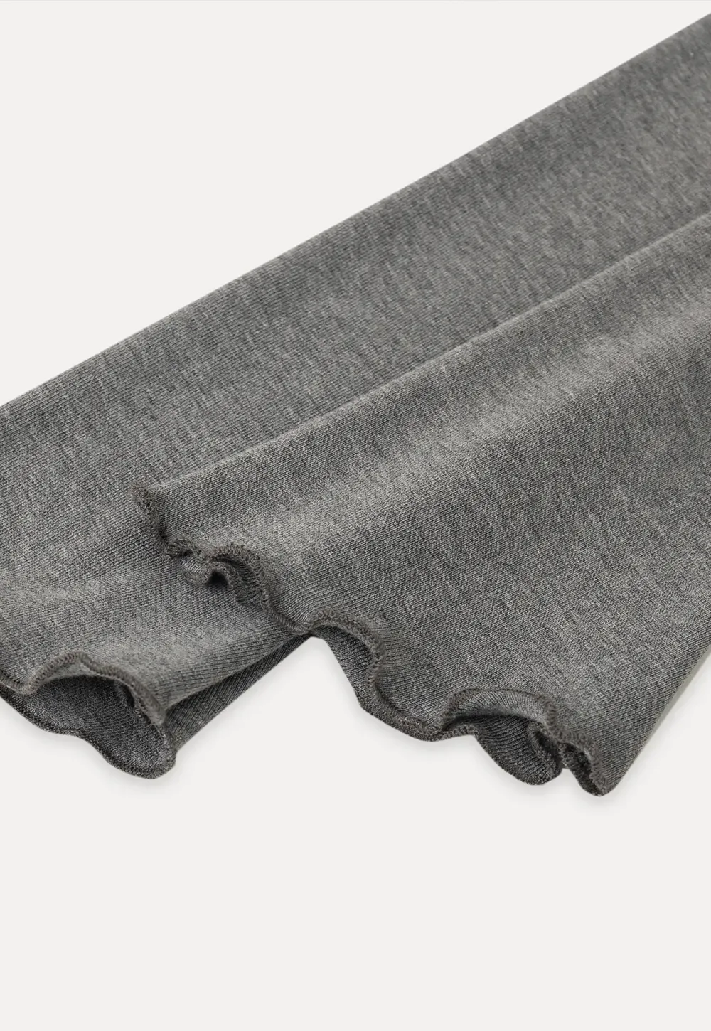 Polka dot long sleeve top with square neckline