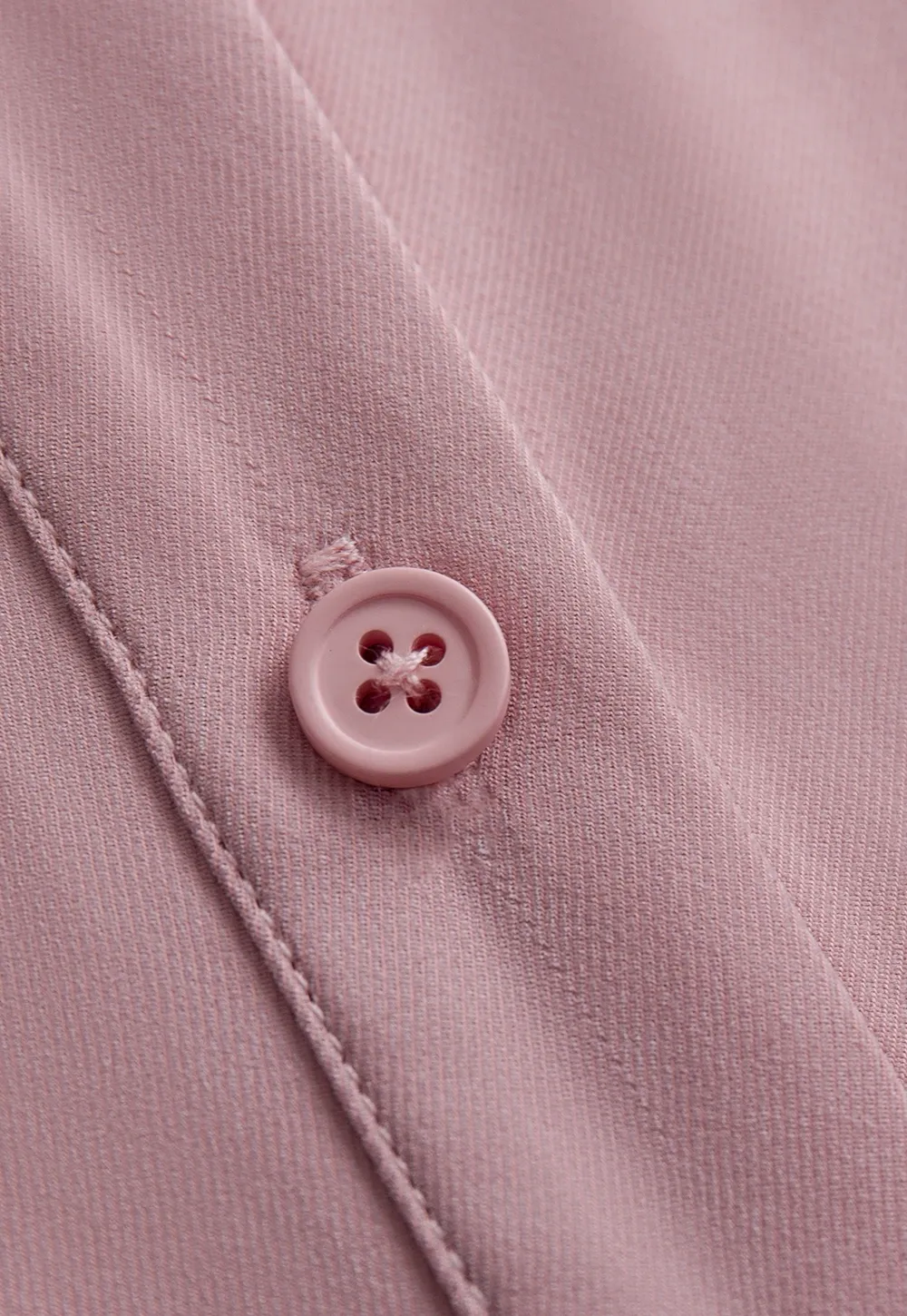 Women Satin Button Up Blouse