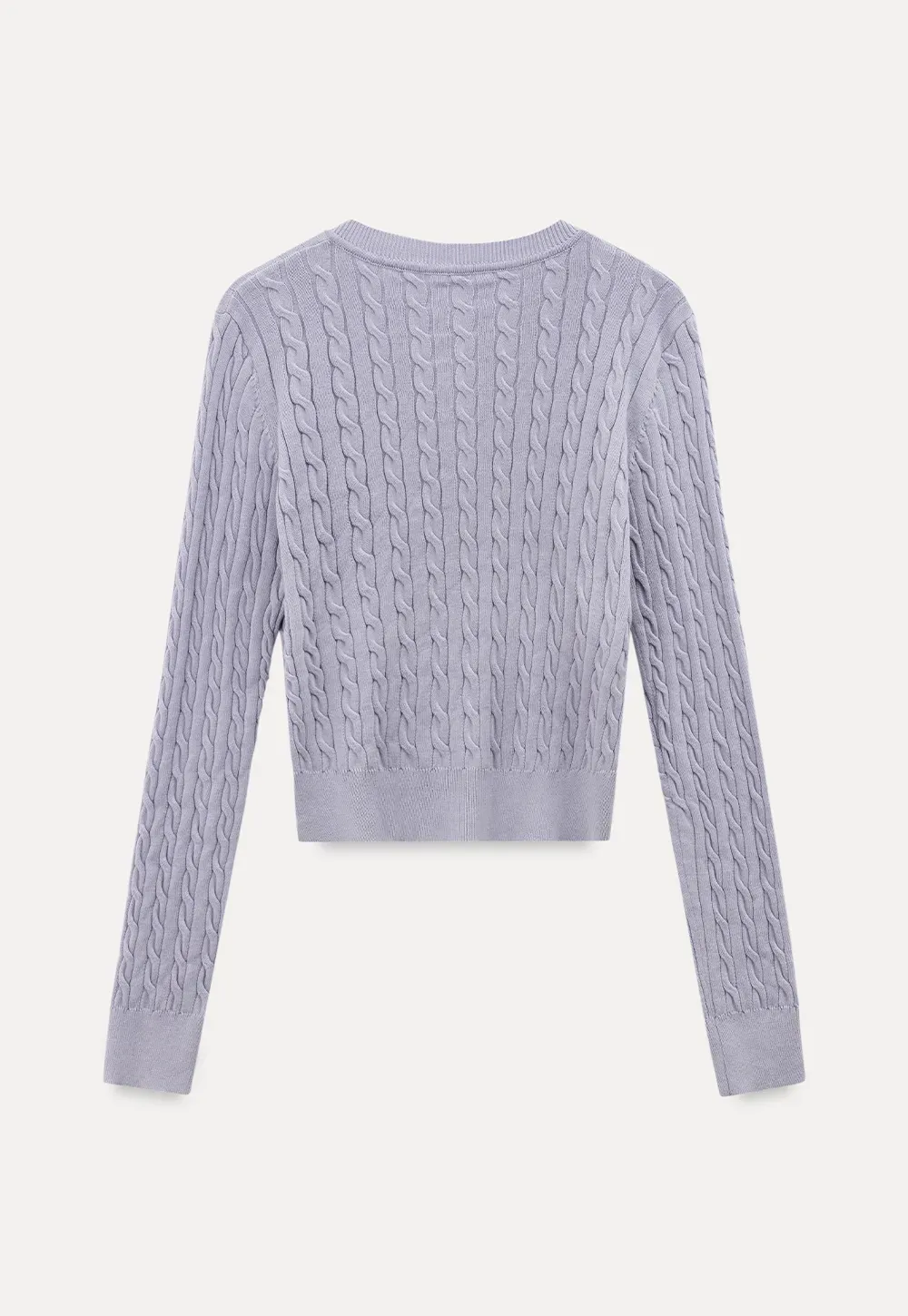Cable Knit Long Sleeve Sweater Top