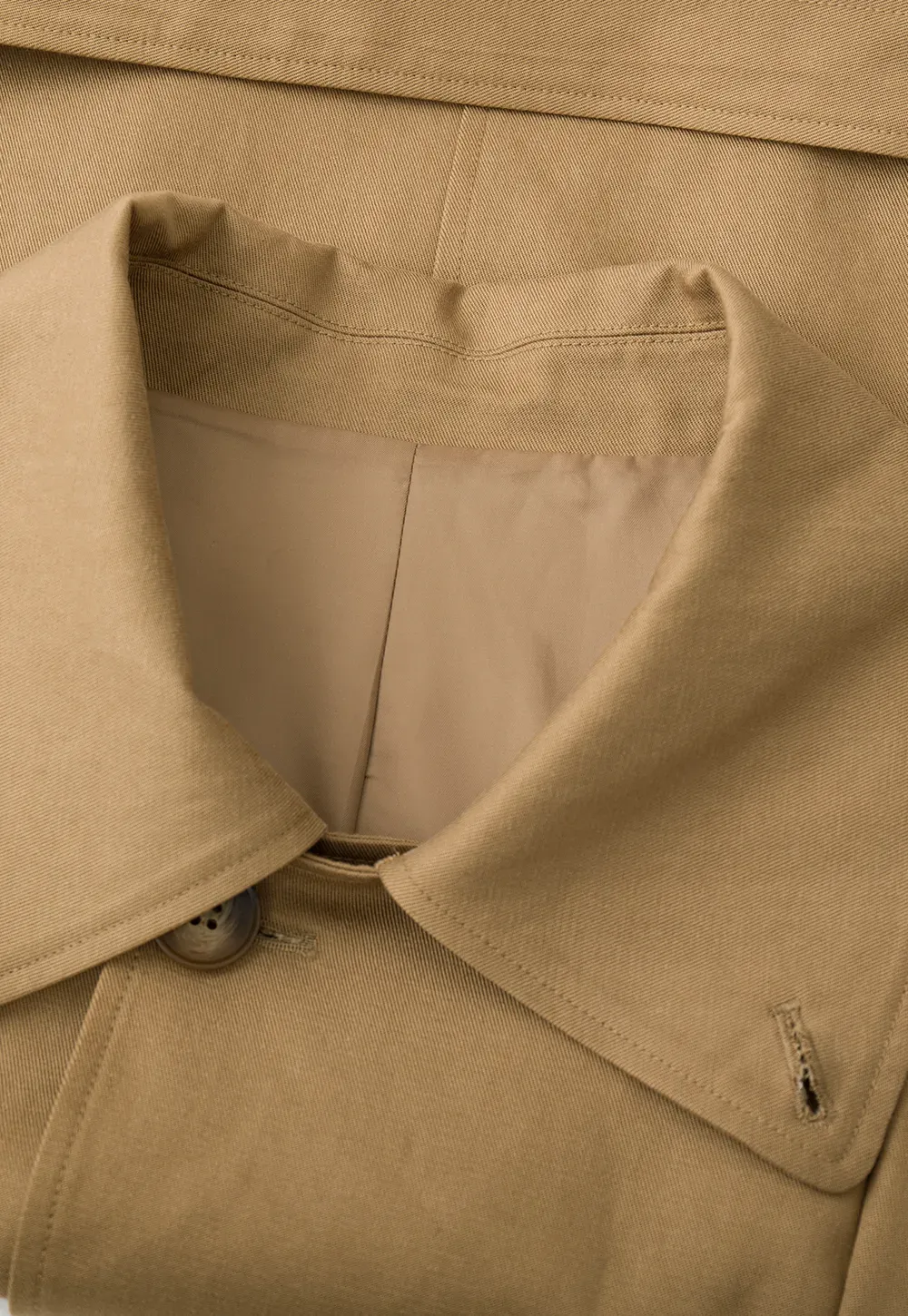 Double Breasted Short Jacket with Belted Waist