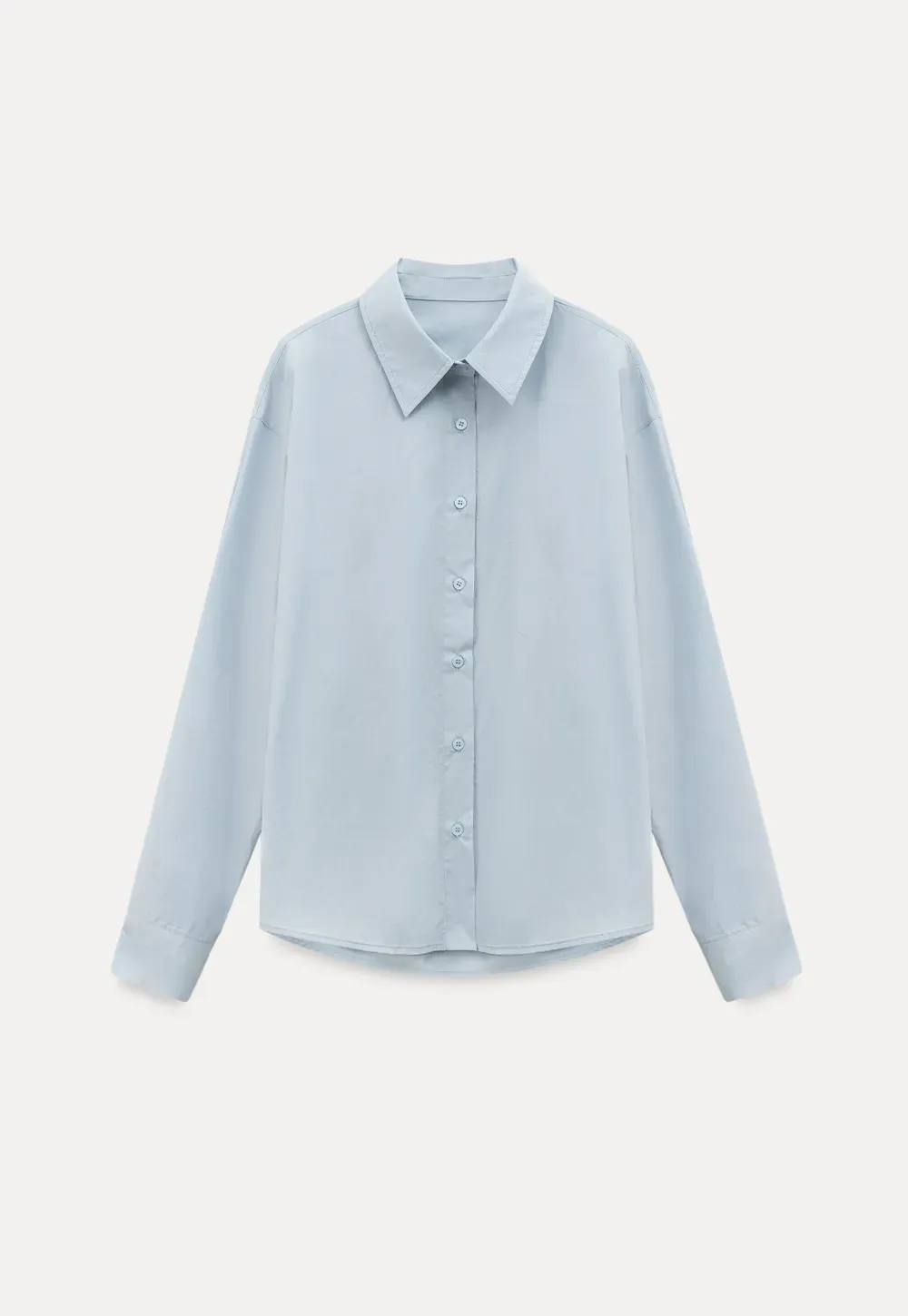 Classic button down shirt with rolled sleeves