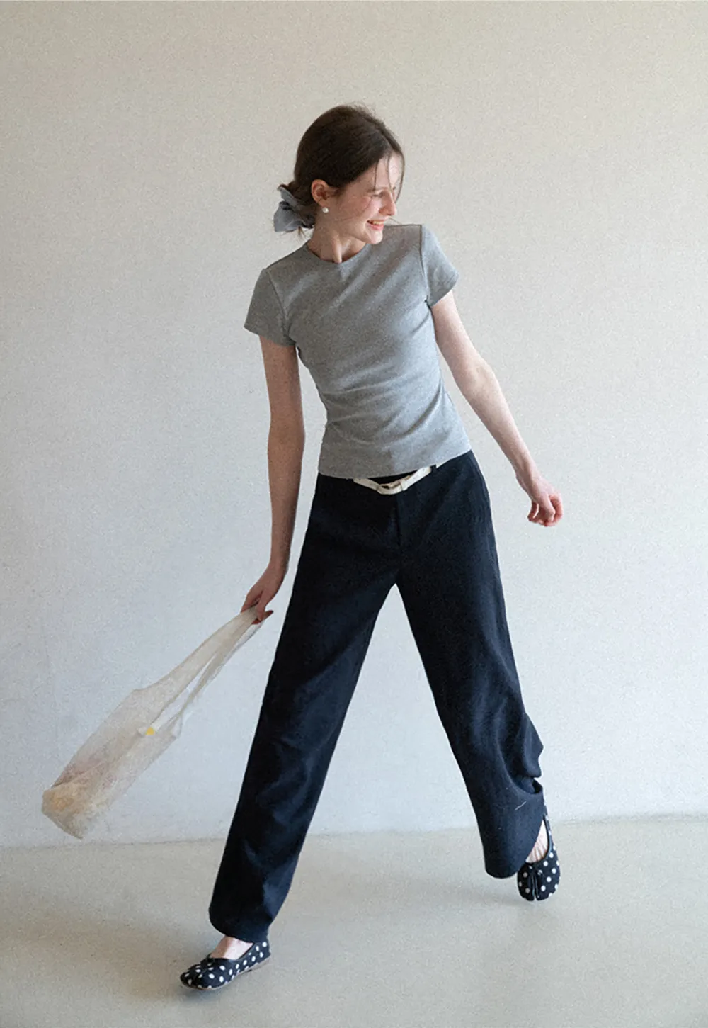 Wide Leg Casual Pants with Front Pockets