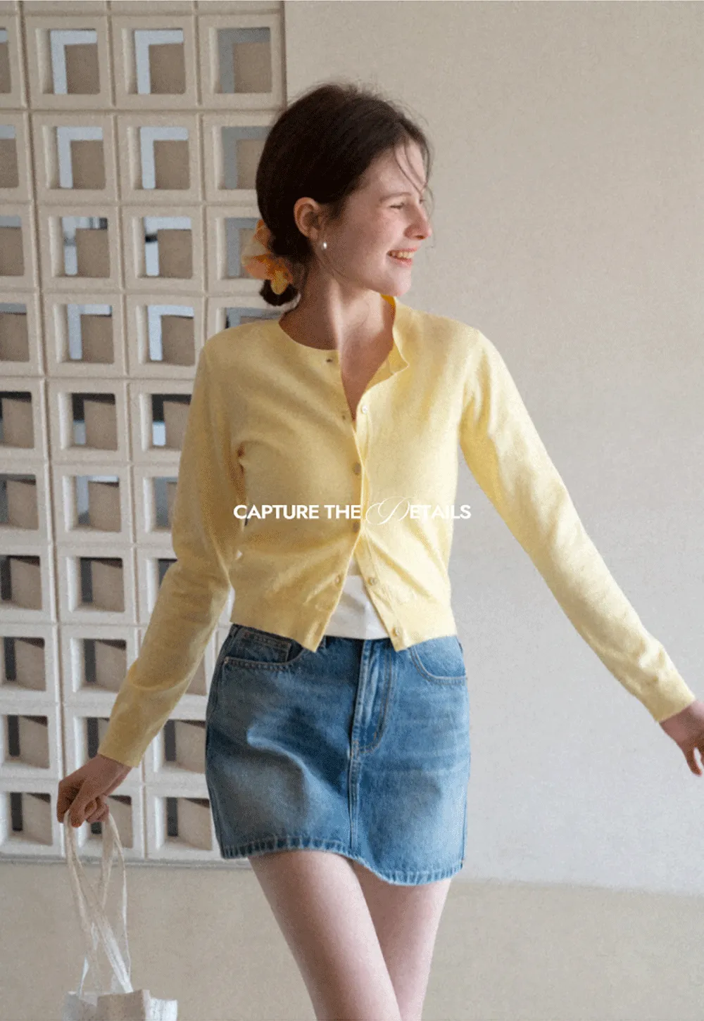 Lightweight Knit Cardigan with Button Front