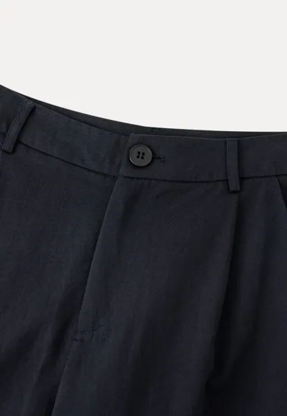 Wide Leg Pleated Casual Pants