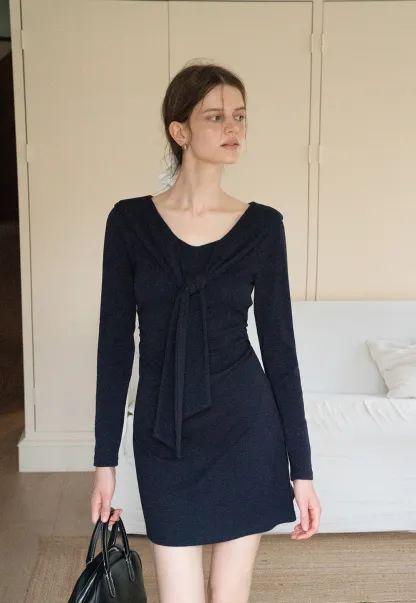 Elegant Bodycon Long Sleeve Dress