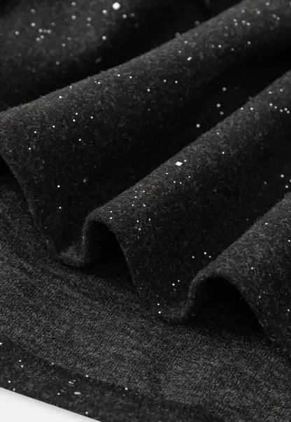 Sparkle Flare Skirt with Elastic Waist