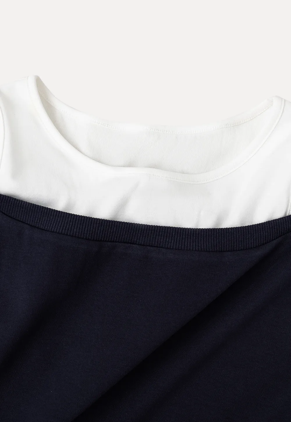 Off Shoulder Cropped Sweatshirt