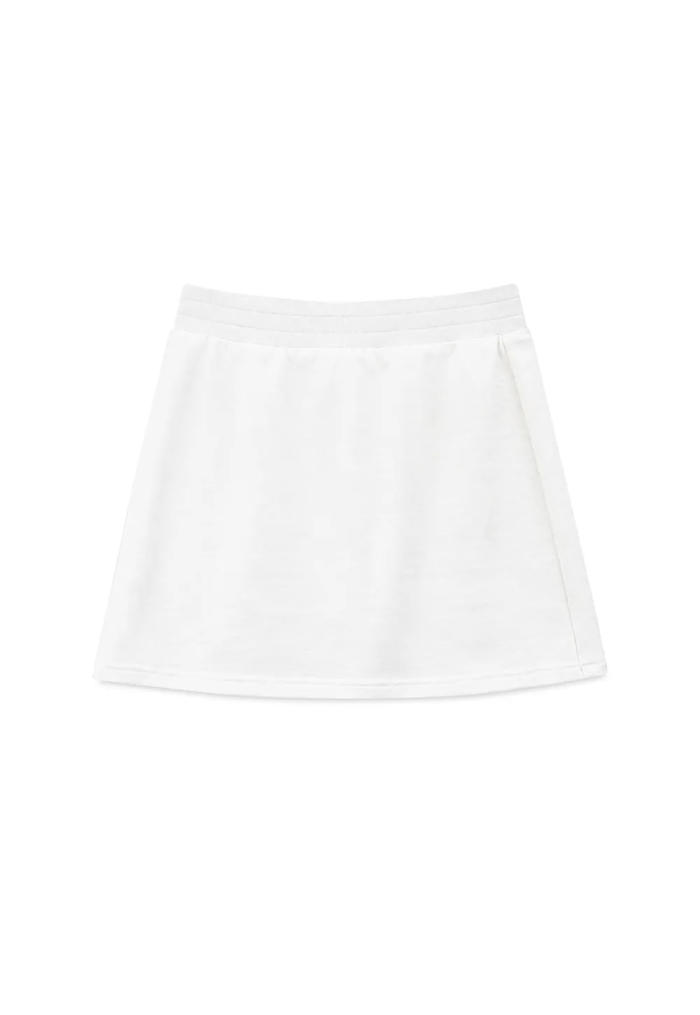 Lace Trim Cropped Sweatshirt and Skirt Set