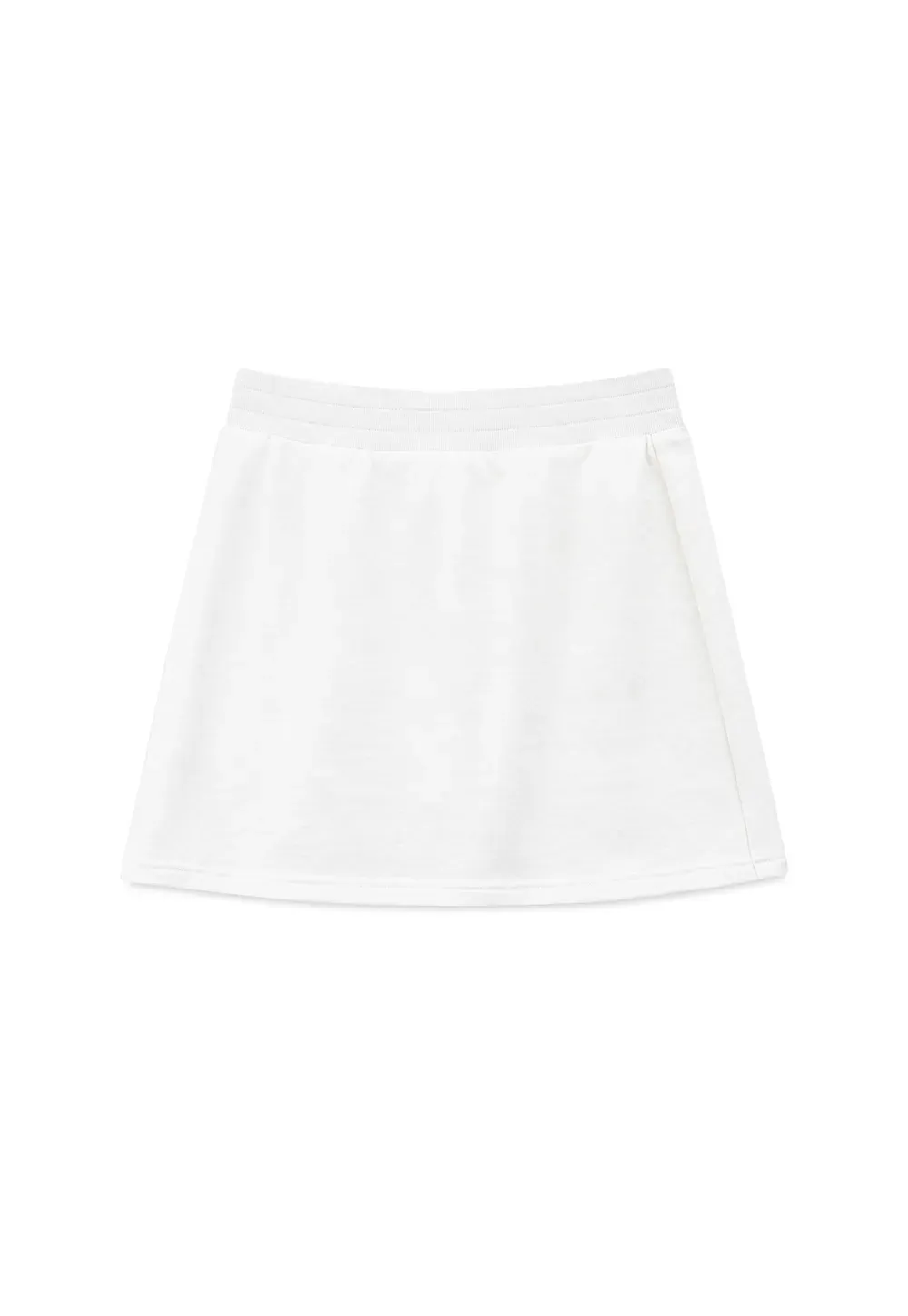 Lace Trim Cropped Sweatshirt and Skirt Set