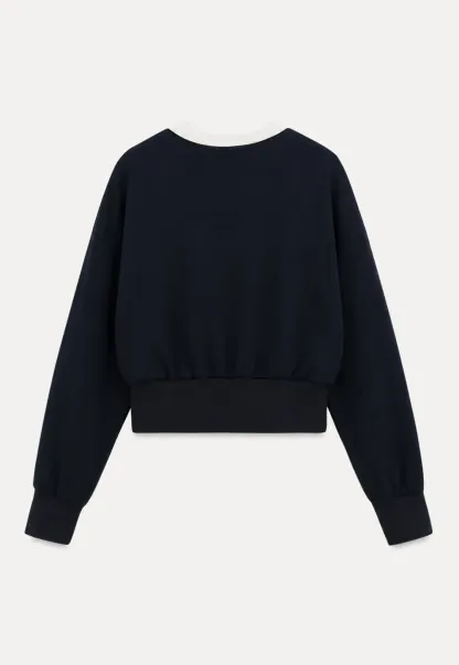 V Neck Wrap Front Cropped Knit Sweater