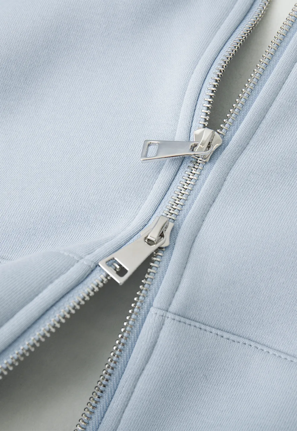 Oversized Cropped Hooded Sweatshirt