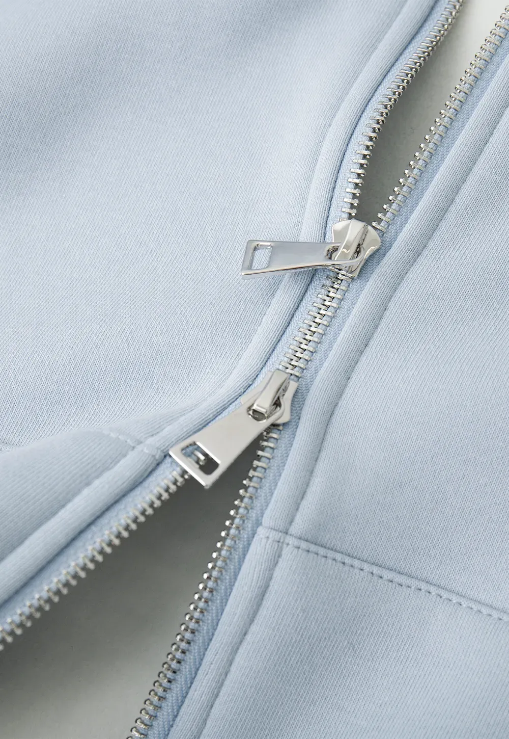 Oversized Cropped Hooded Sweatshirt