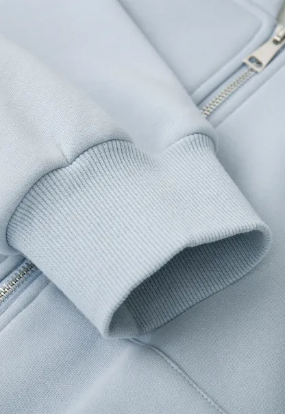 Oversized Cropped Hooded Sweatshirt
