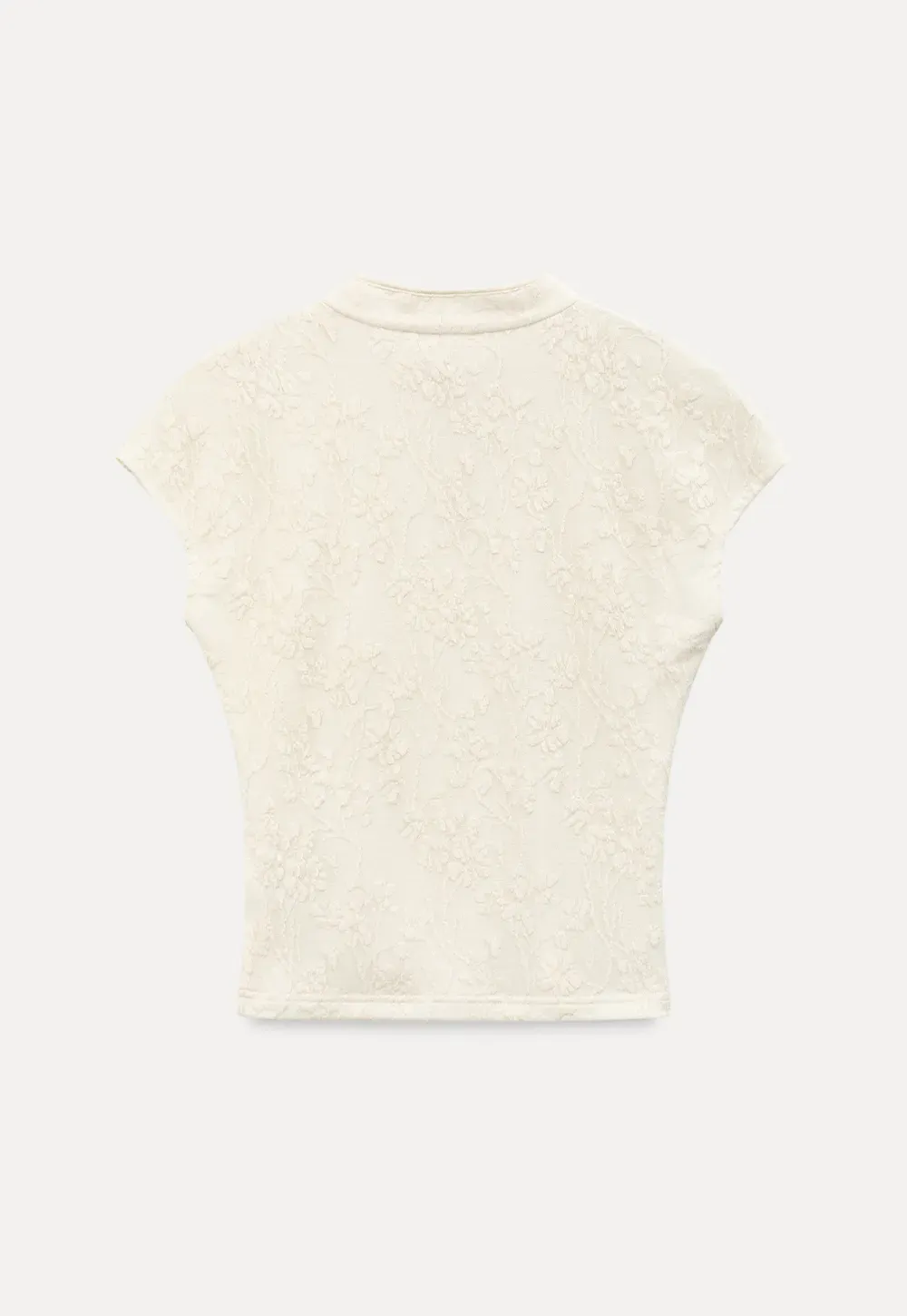 Textured Knit Top with Keyhole Neckline