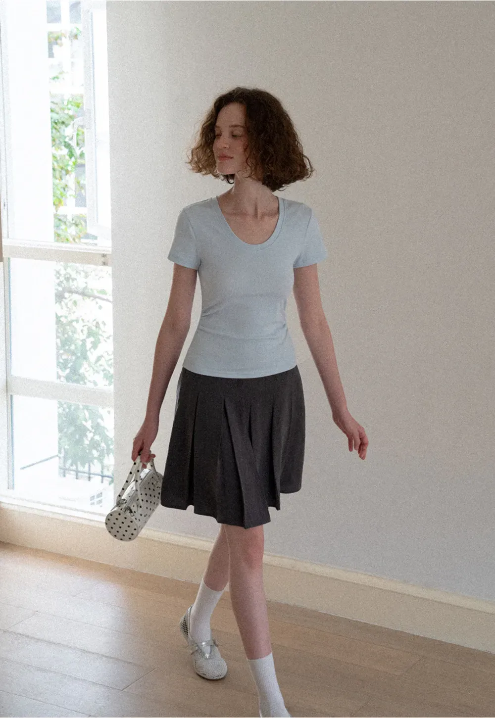 Slim Fit Crew Neck Short Sleeve Tshirt