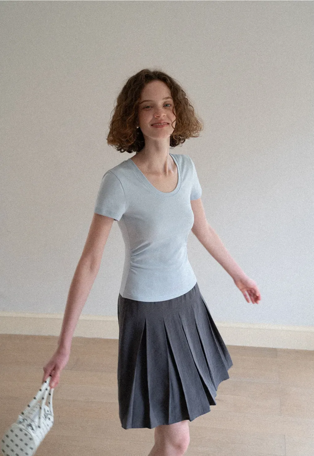 Slim Fit Crew Neck Short Sleeve Tshirt