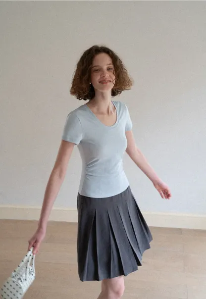 Slim Fit Crew Neck Short Sleeve Tshirt