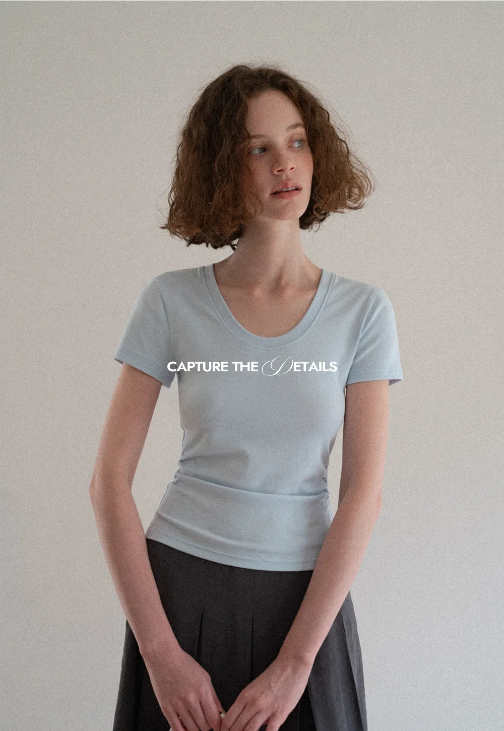 Slim Fit Crew Neck Short Sleeve Tshirt