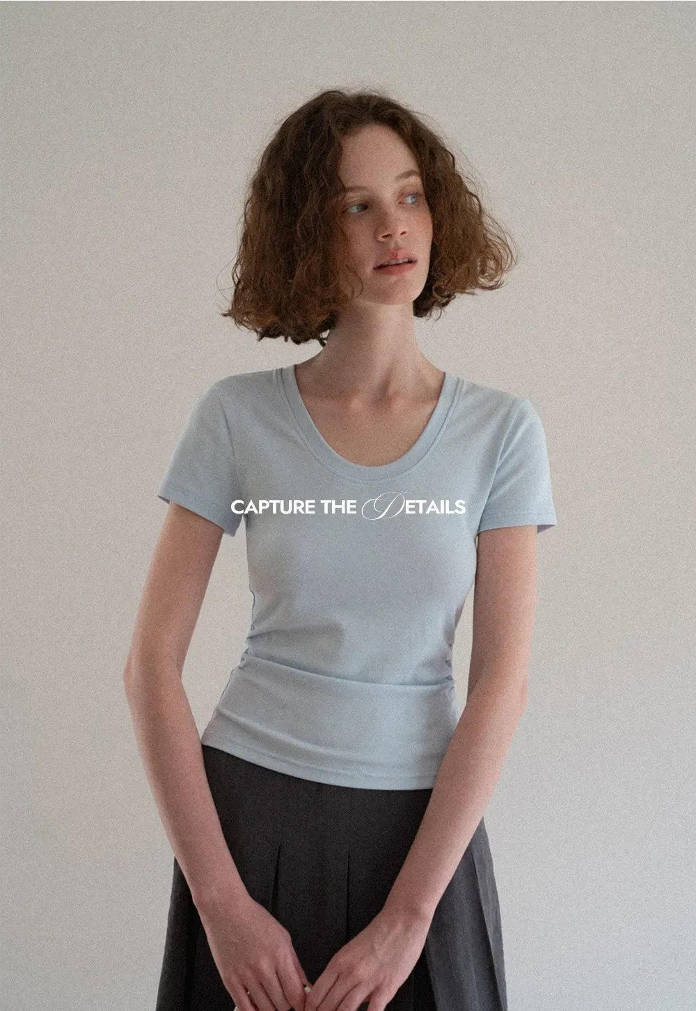 Slim Fit Crew Neck Short Sleeve Tshirt