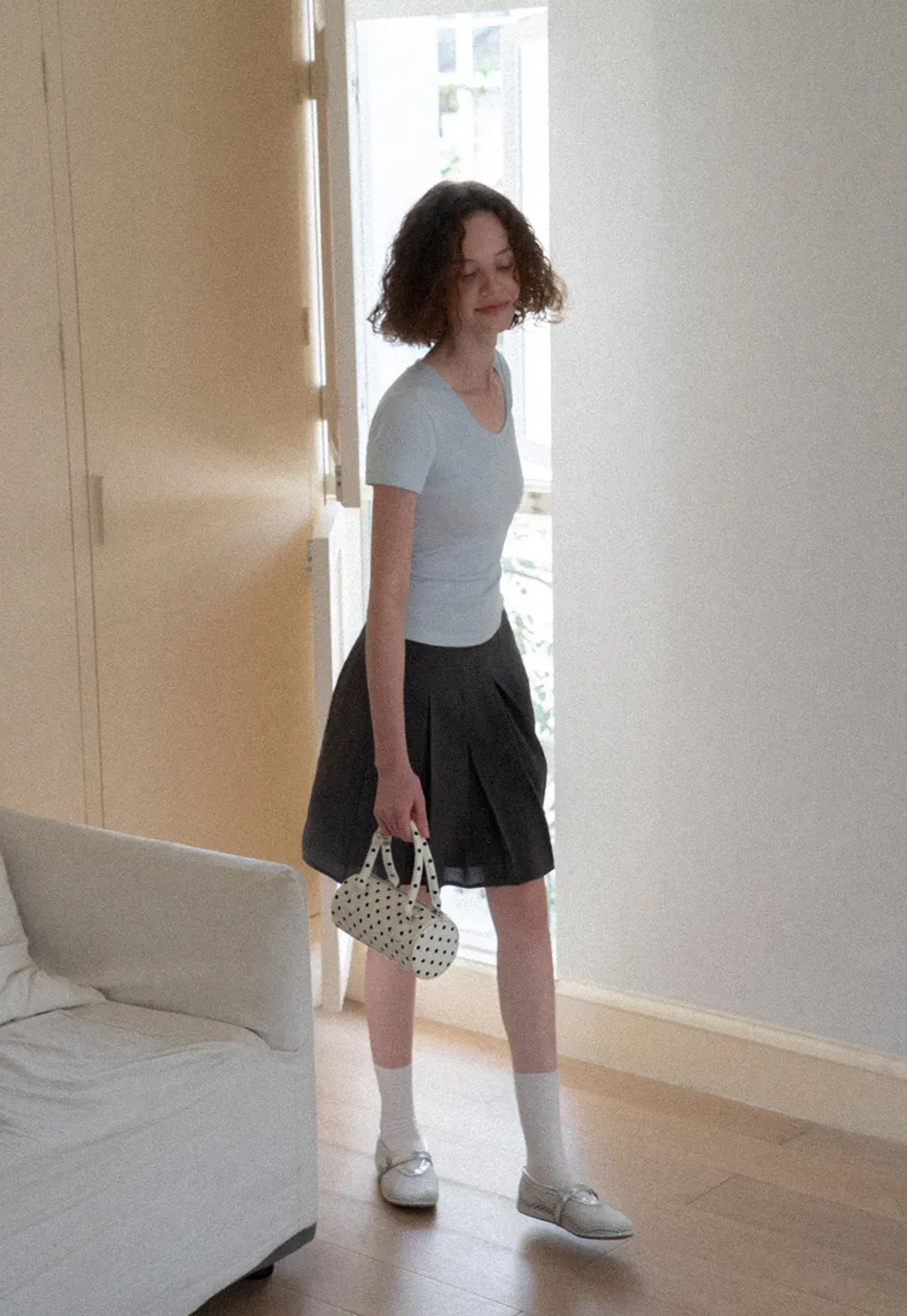 Slim Fit Crew Neck Short Sleeve Tshirt