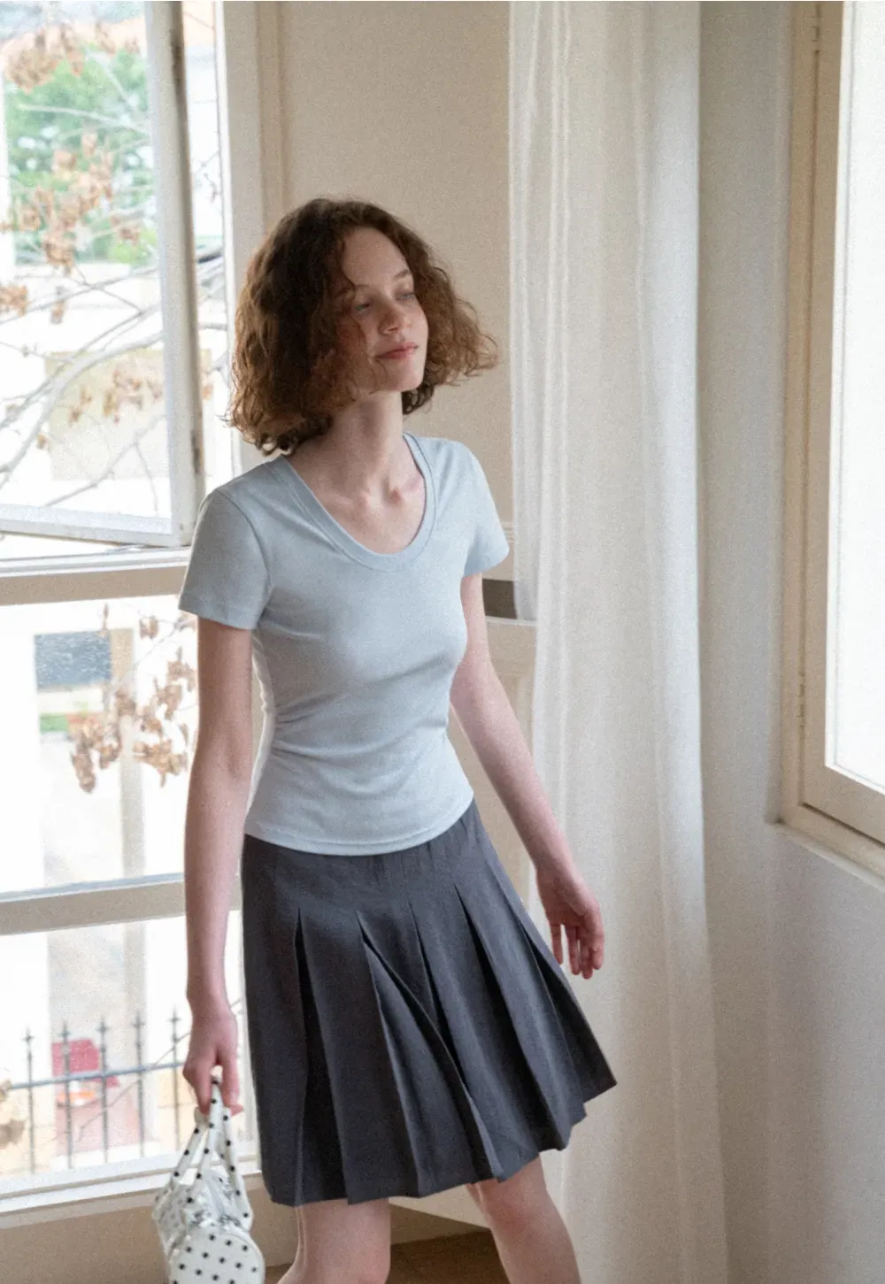 Slim Fit Crew Neck Short Sleeve Tshirt