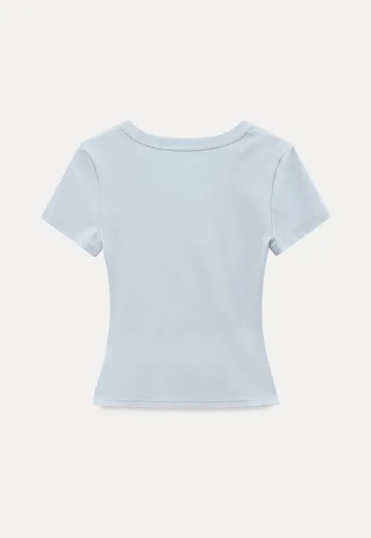 Slim Fit Crew Neck Short Sleeve Tshirt