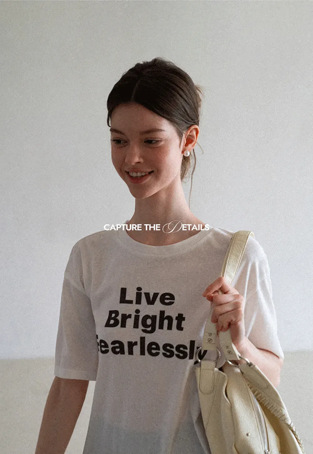 Oversized Graphic Print Crewneck T Shirt