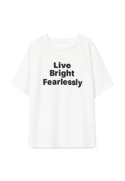Oversized Graphic Print Crewneck T Shirt