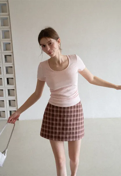 Short Sleeve Crew Neck T Shirt