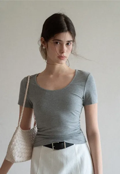 Short Sleeve Crew Neck T Shirt