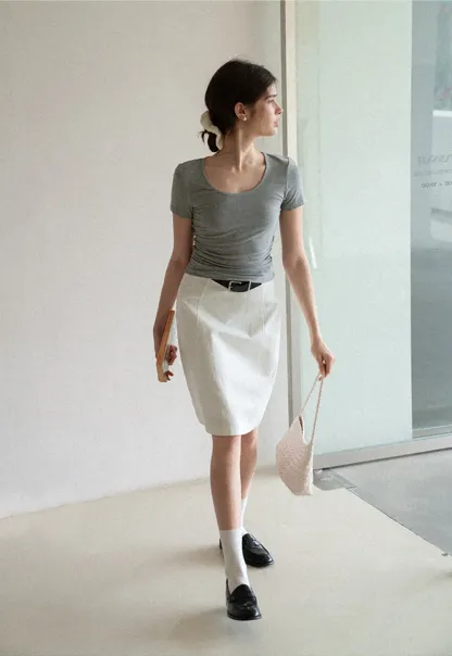 Short Sleeve Crew Neck T Shirt