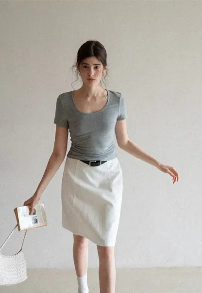 Short Sleeve Crew Neck T Shirt