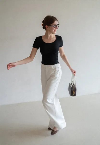 Short Sleeve Crew Neck T Shirt