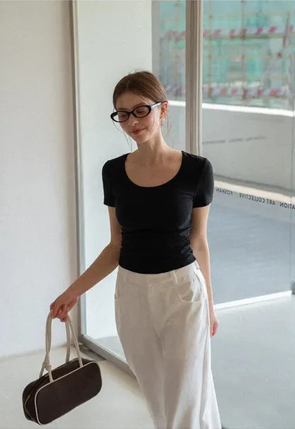 Short Sleeve Crew Neck T Shirt