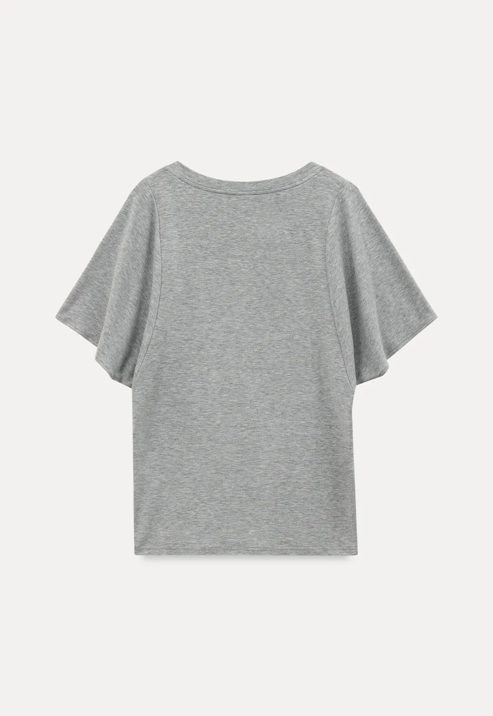 V neck short sleeve relaxed fit t shirt