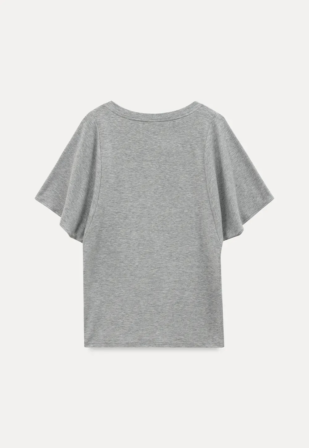 V neck short sleeve relaxed fit t shirt