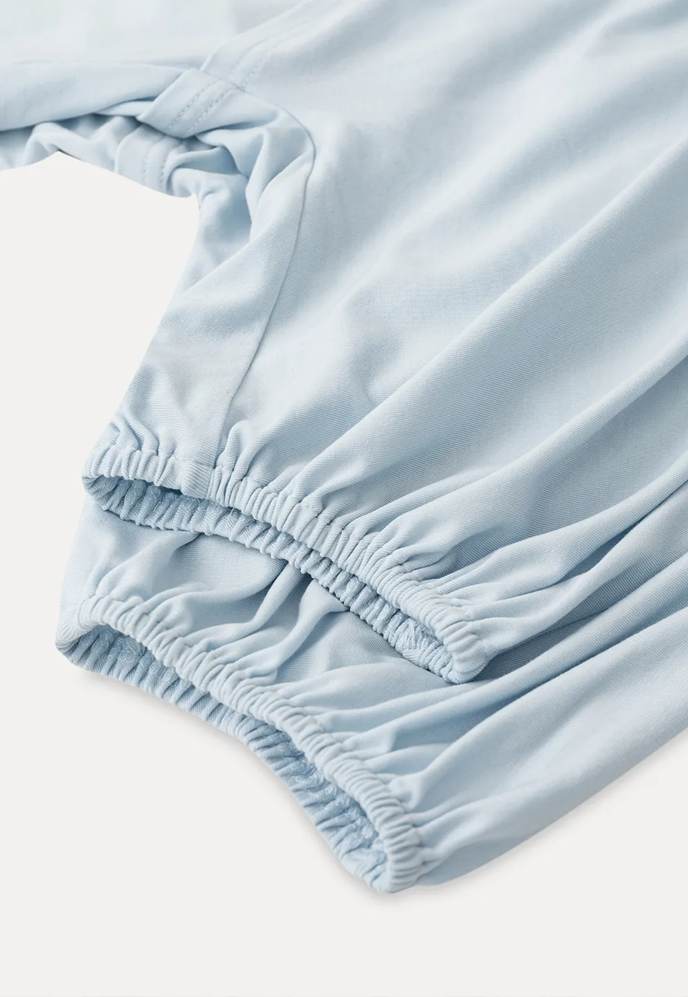 V neck short sleeve top with front tie detail