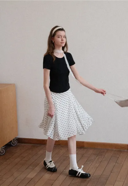 Short Sleeve T Shirt with Back Cutout Detail