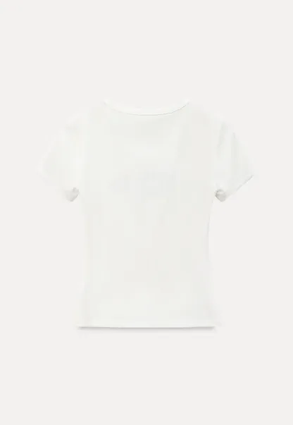 Optimism Printed Crewneck Short Sleeve T Shirt