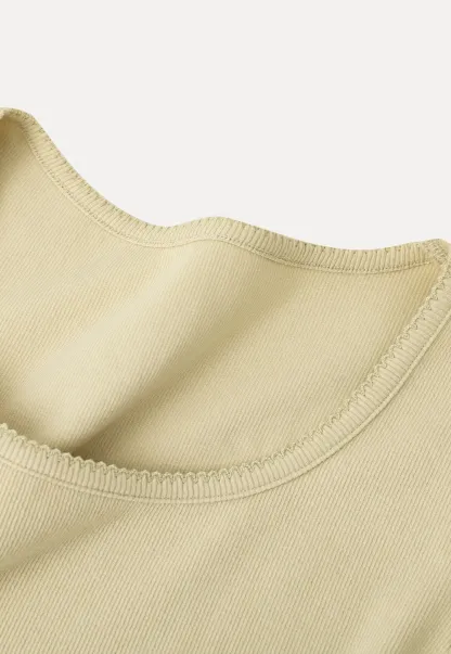 Lace Trim Layered Hem Short Sleeve T Shirt